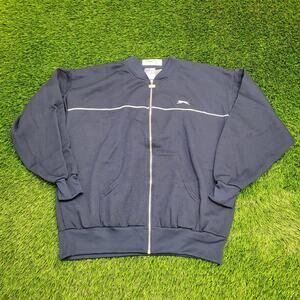 Vintage 90s Slazenger Track Jacket XL 24x26 Blue